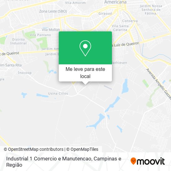 Industrial 1 Comercio e Manutencao mapa