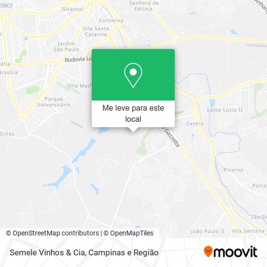 Semele Vinhos & Cia mapa