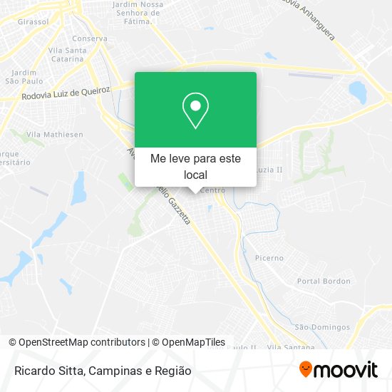 Ricardo Sitta mapa