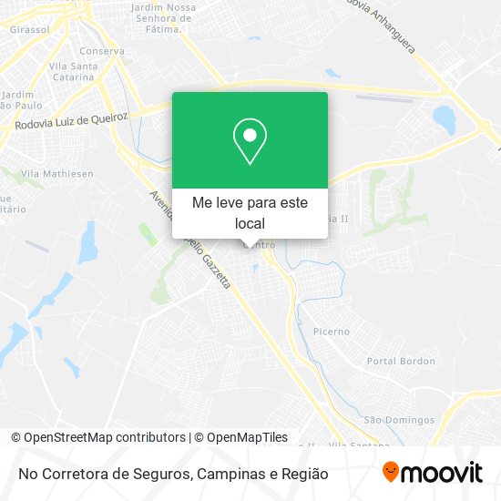 No Corretora de Seguros mapa