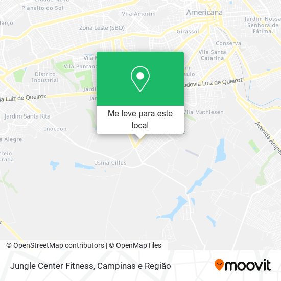 Jungle Center Fitness mapa