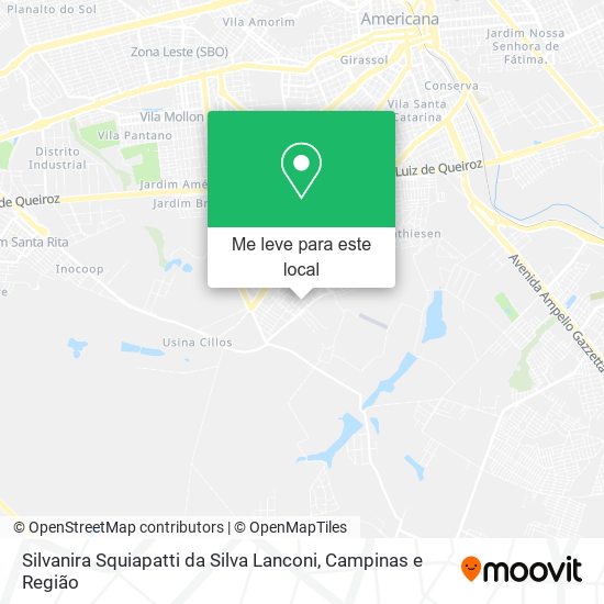 Silvanira Squiapatti da Silva Lanconi mapa