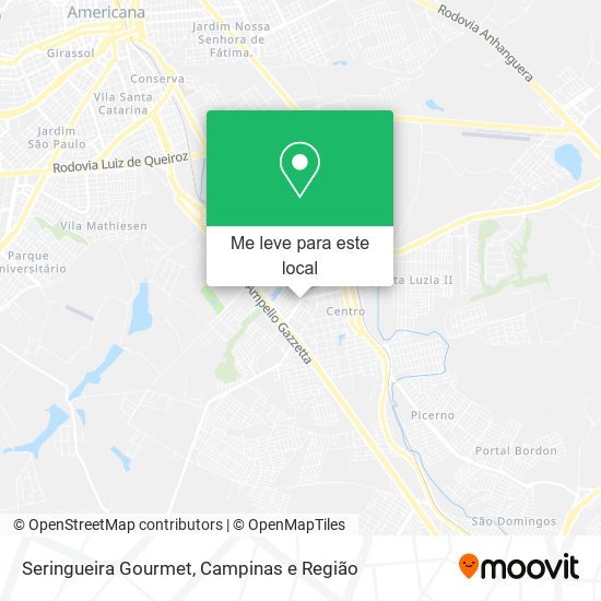 Seringueira Gourmet mapa