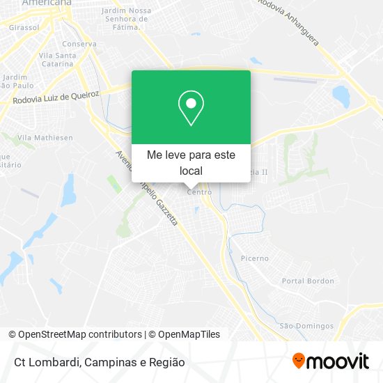 Ct Lombardi mapa