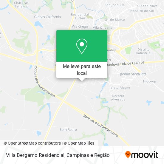 Villa Bergamo Residencial mapa