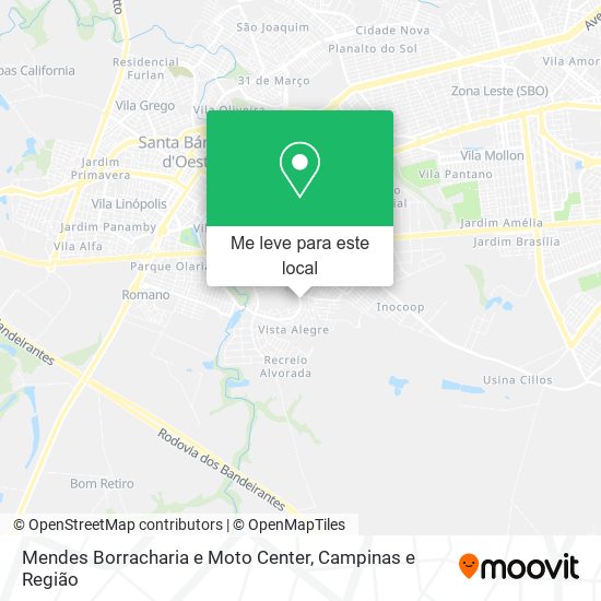 Mendes Borracharia e Moto Center mapa