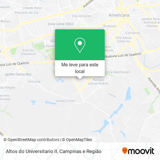 Altos do Universitario II mapa