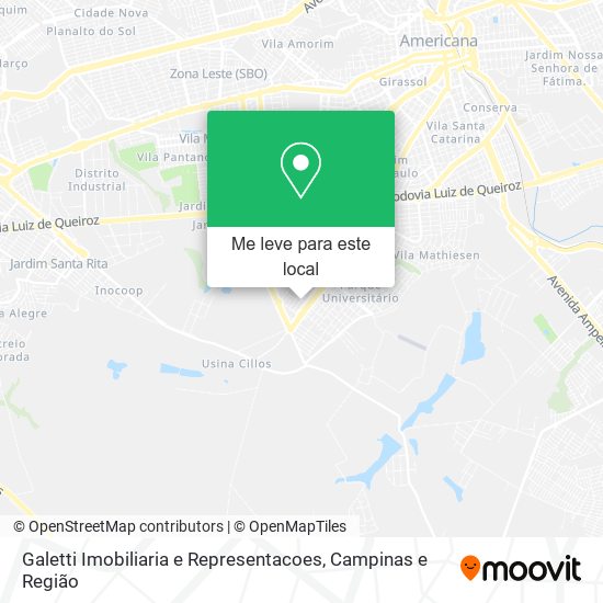 Galetti Imobiliaria e Representacoes mapa