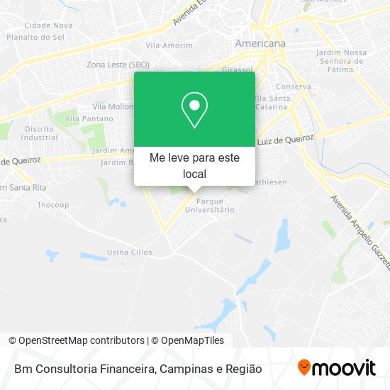 Bm Consultoria Financeira mapa