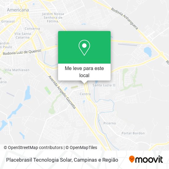 Placebrasil Tecnologia Solar mapa