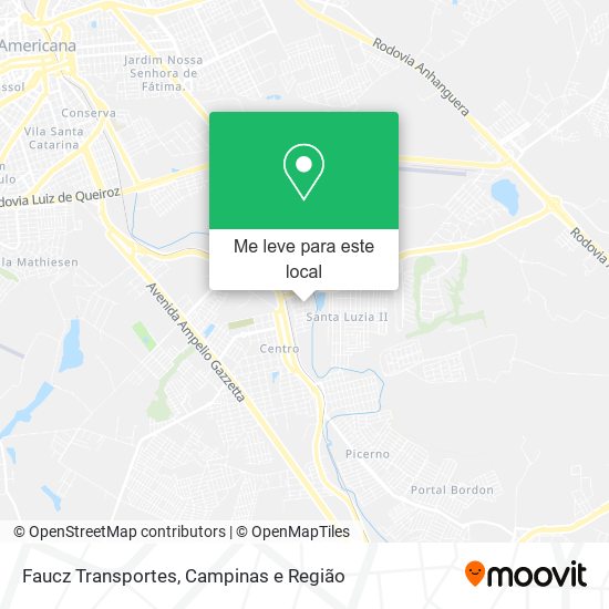 Faucz Transportes mapa