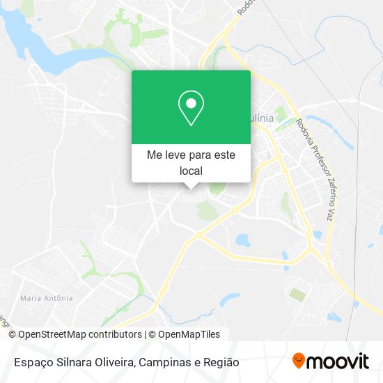 Espaço Silnara Oliveira mapa