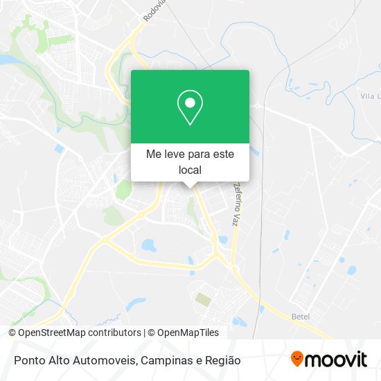 Ponto Alto Automoveis mapa