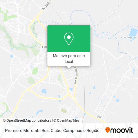 Premiere Morumbi Res. Clube mapa