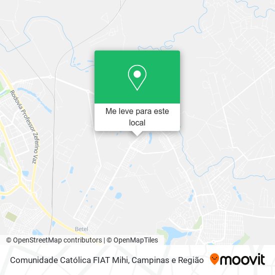 Comunidade Católica FIAT Mihi mapa