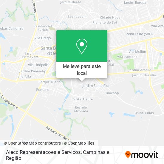 Alecc Representacoes e Servicos mapa