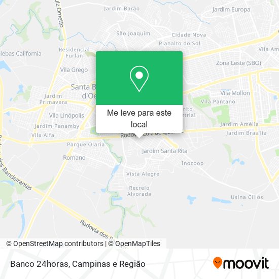 Banco 24horas mapa