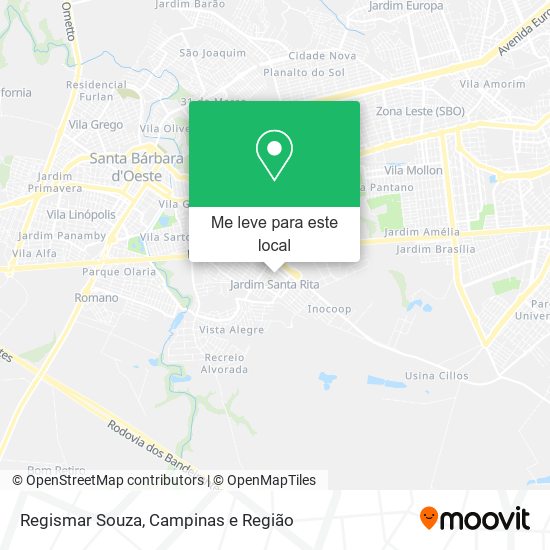 Regismar Souza mapa