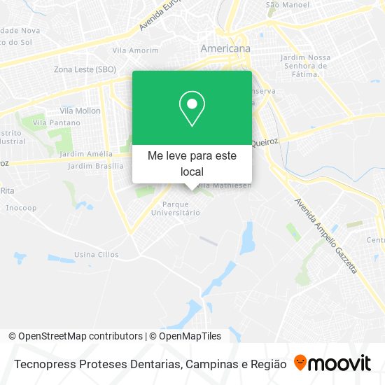 Tecnopress Proteses Dentarias mapa