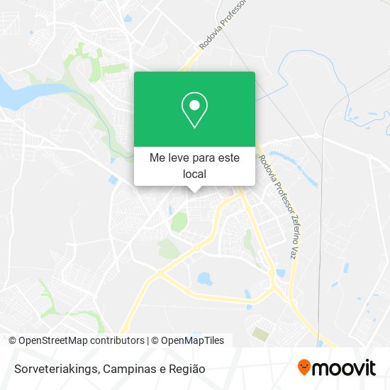 Sorveteriakings mapa