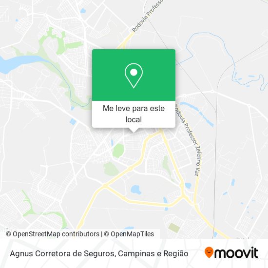 Agnus Corretora de Seguros mapa