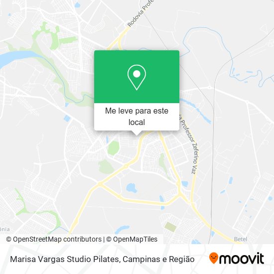 Marisa Vargas Studio Pilates mapa