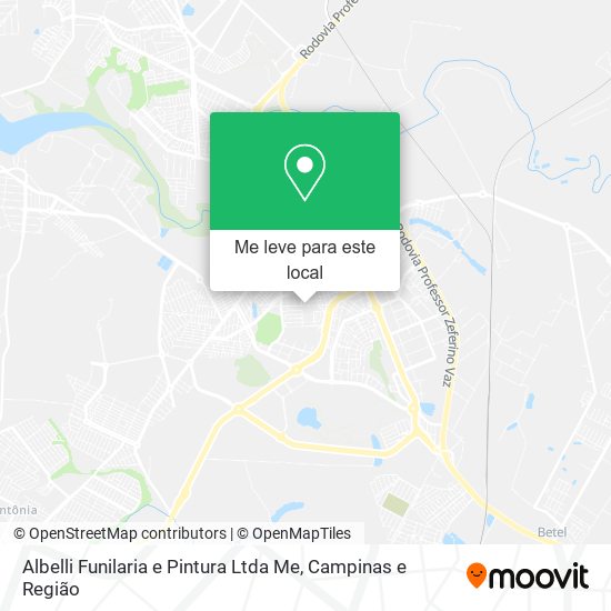 Albelli Funilaria e Pintura Ltda Me mapa