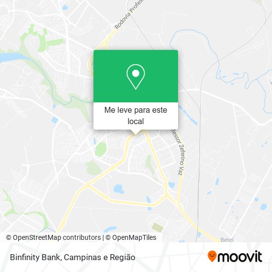 Binfinity Bank mapa