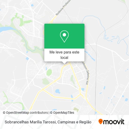 Sobrancelhas Marília Tarossi mapa