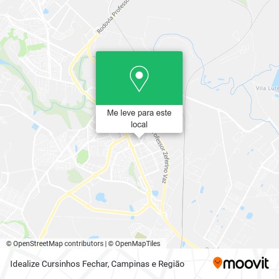 Idealize Cursinhos Fechar mapa