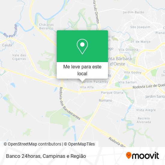 Banco 24horas mapa