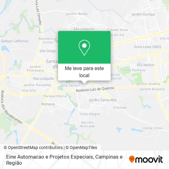 Eine Automacao e Projetos Especiais mapa