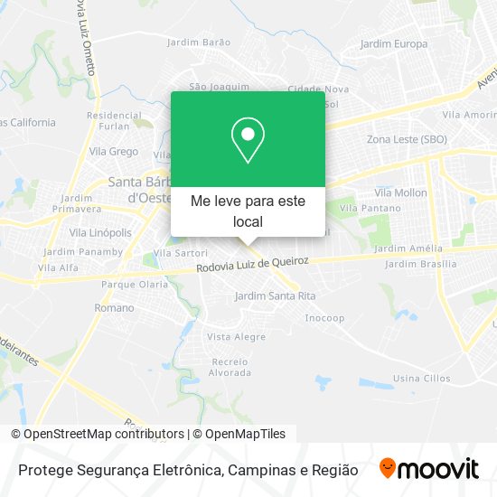 Protege Segurança Eletrônica mapa