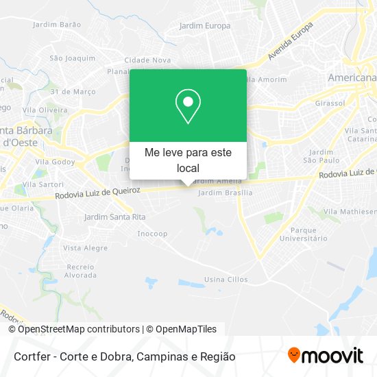 Cortfer - Corte e Dobra mapa