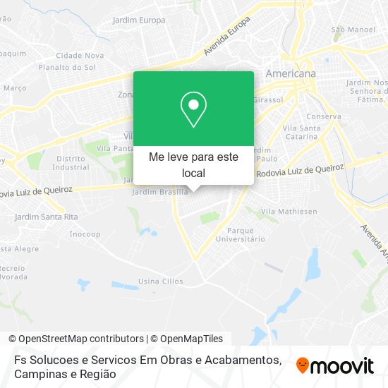 Fs Solucoes e Servicos Em Obras e Acabamentos mapa