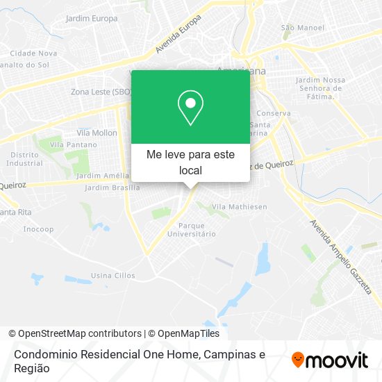 Condominio Residencial One Home mapa