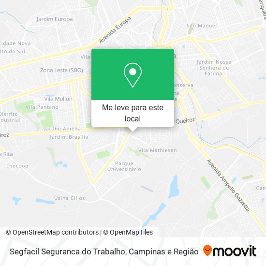 Segfacil Seguranca do Trabalho mapa