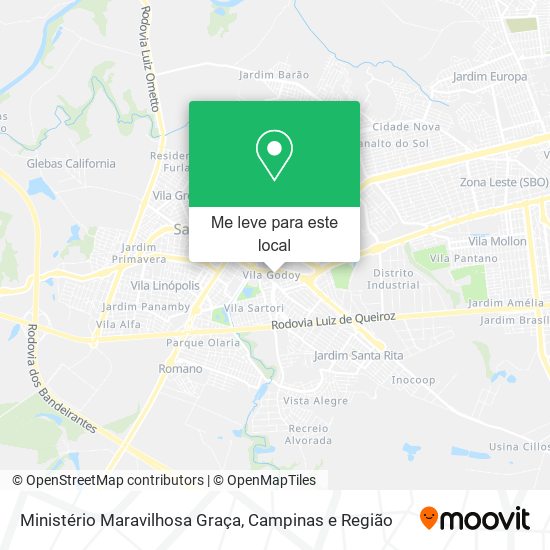 Ministério Maravilhosa Graça mapa