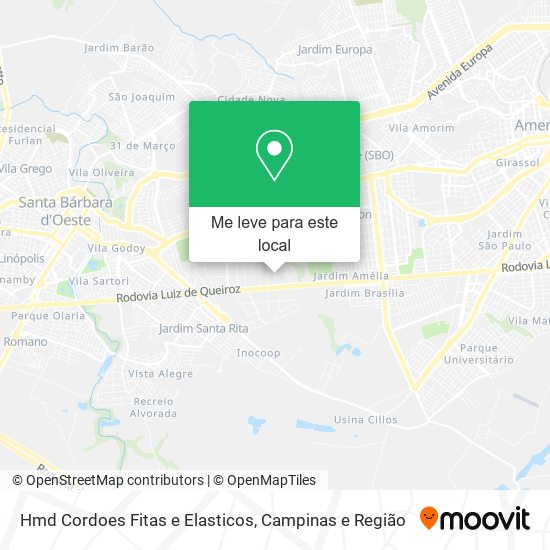 Hmd Cordoes Fitas e Elasticos mapa