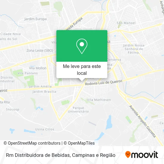 Rm Distribuidora de Bebidas mapa