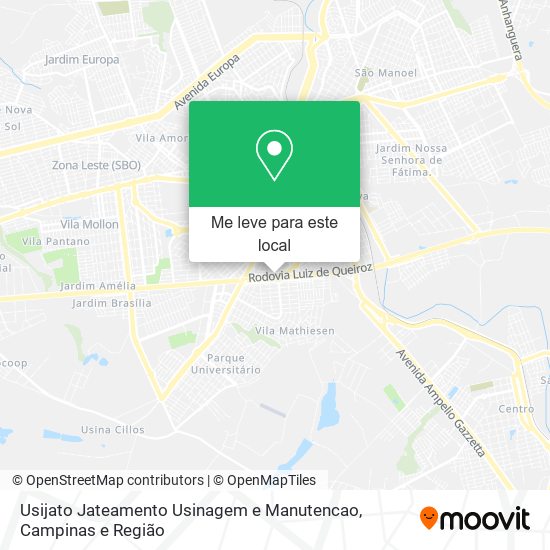 Usijato Jateamento Usinagem e Manutencao mapa