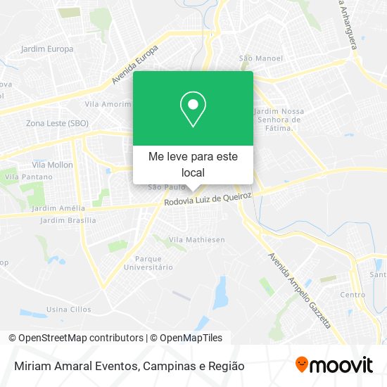 Miriam Amaral Eventos mapa