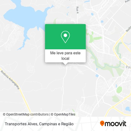 Transportes Alves mapa