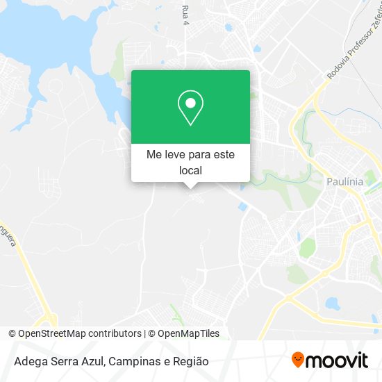 Adega Serra Azul mapa