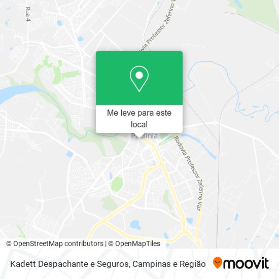 Kadett Despachante e Seguros mapa