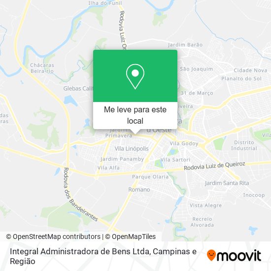 Integral Administradora de Bens Ltda mapa
