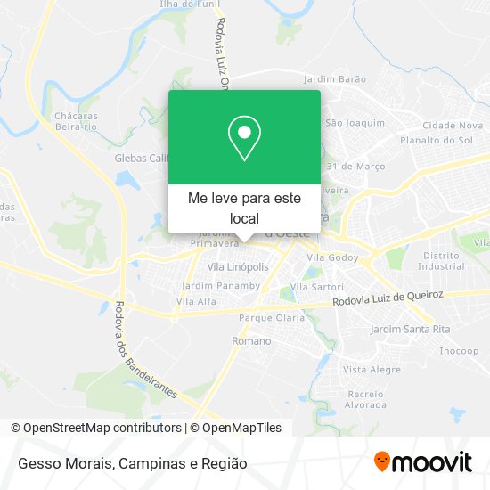 Gesso Morais mapa