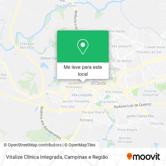 Vitalize Clínica Integrada mapa