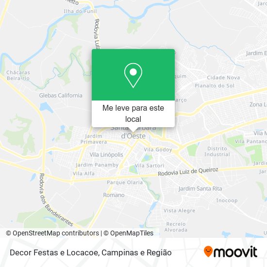 Decor Festas e Locacoe mapa