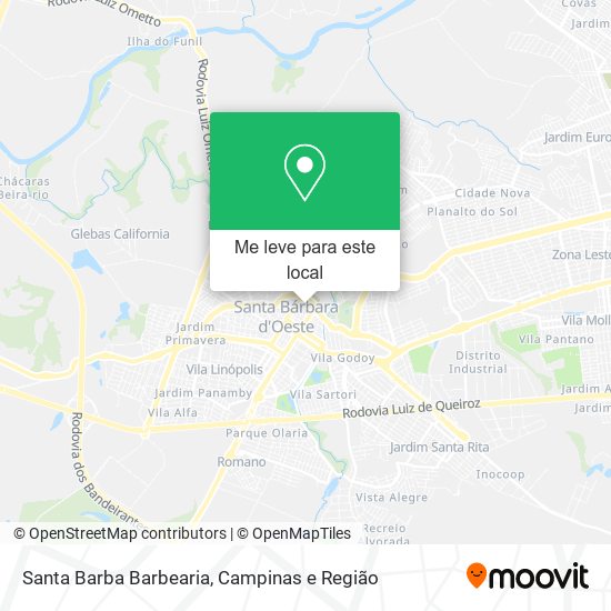 Santa Barba Barbearia mapa